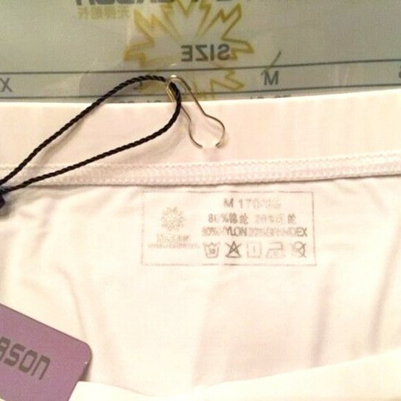 "Brave Person" Men's Swim Bikini Brief - White (BP9791-BK) Contoured Pouch - Picture 4 of 13